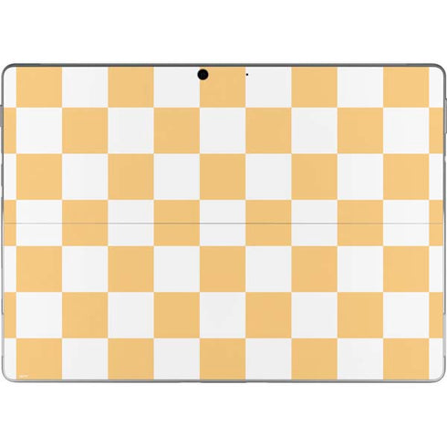Yellow and White Checkerboard Surface Pro 9 Skin