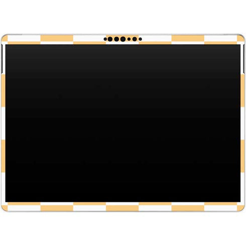 Yellow and White Checkerboard Surface Pro 9 Skin