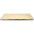 Yellow and White Checkerboard Universal Laptop 12in (9.8 x 6.8in) Skin