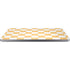 Yellow and White Checkerboard Universal Laptop 13in (10.6 x 7.6in) Skin