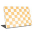 Yellow and White Checkerboard Universal Laptop 16in (13 x 9.4in) Skin