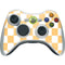Yellow and White Checkerboard Xbox 360 Wireless Controller Skin