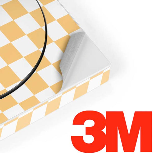 Yellow and White Checkerboard Xbox Adaptive Controller Skin