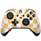 Yellow and White Checkerboard Xbox One Elite Controller Skin