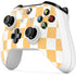 Yellow and White Checkerboard Xbox One S All-Digital Edition Bundle Skin