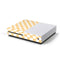 Yellow and White Checkerboard Xbox One S Console Skin