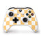 Yellow and White Checkerboard Xbox One S Controller Skin