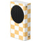 Yellow and White Checkerboard Xbox Series S Console Skin