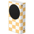 Yellow and White Checkerboard Xbox Series S Console Skin