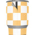 Yellow and White Checkerboard Yeti 20oz Tumbler Skin