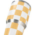 Yellow and White Checkerboard Yeti 30oz Rambler Tumbler Skin