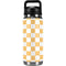 Yellow and White Checkerboard YETI Rambler 26oz Bottle Skin