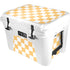 Yellow and White Checkerboard YETI Tundra 35 Hard Cooler Skin