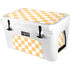 Yellow and White Checkerboard YETI Tundra 45 Hard Cooler Skin