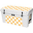 Yellow and White Checkerboard YETI Tundra 75 Hard Cooler Skin