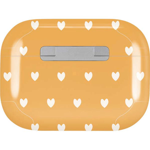 Yellow and White Hearts AirPods Pro 2nd Gen Skin