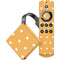 Yellow and White Hearts Amazon Fire TV Skin