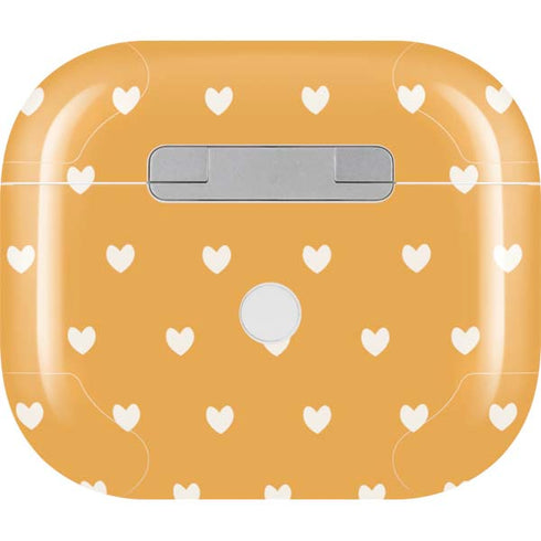 Yellow and White Hearts Apple AirPods (3rd Gen 2021) Skin