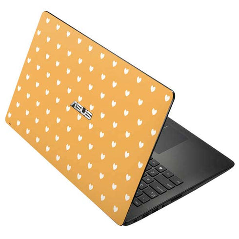 Yellow and White Hearts Asus X502CA 15.6 Skin
