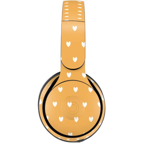 Yellow and White Hearts Beats Solo Pro Skin