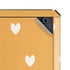 Yellow and White Hearts Cooler Master MasterBox Q300L Mini Tower Skin