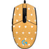 Yellow and White Hearts G203 Prodigy RGB Wired Gaming Mouse Skin