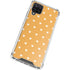 Yellow and White Hearts Galaxy A12 Clear Case