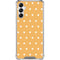 Yellow and White Hearts Galaxy A14 5G Clear Case