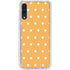 Yellow and White Hearts Galaxy A50 Clear Case