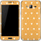 Yellow and White Hearts Galaxy J3 Skin