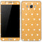 Yellow and White Hearts Galaxy J7 Skin