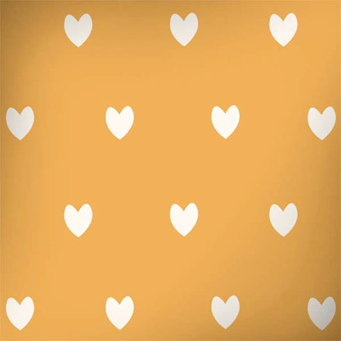 Yellow and White Hearts Galaxy Note 8 Skin