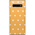 Yellow and White Hearts Galaxy S10 Plus Skin