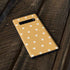 Yellow and White Hearts Galaxy S10 Plus Skin