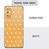 Yellow and White Hearts Galaxy S20 Skin