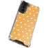 Yellow and White Hearts Galaxy S21 FE Clear Case
