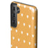 Yellow and White Hearts Galaxy S21 FE Pro Case