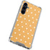 Yellow and White Hearts Galaxy S23 FE Clear Case
