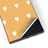 Yellow and White Hearts Galaxy S23 Ultra Skin