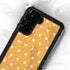 Yellow and White Hearts Galaxy S23 Waterproof Case