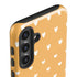Yellow and White Hearts Galaxy S24 Impact Case