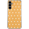 Yellow and White Hearts Galaxy S24 Plus Clear Case