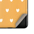 Yellow and White Hearts Galaxy Z Flip Skin