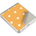 Yellow and White Hearts Galaxy Z Flip3 5G Skin