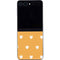 Yellow and White Hearts Galaxy Z Flip5 5G Skin