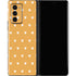 Yellow and White Hearts Galaxy Z Fold2 5G Skin