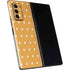 Yellow and White Hearts Galaxy Z Fold2 5G Skin