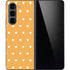 Yellow and White Hearts Galaxy Z Fold5 5G Skin
