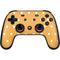 Yellow and White Hearts Google Stadia Controller Skin