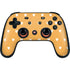 Yellow and White Hearts Google Stadia Controller Skin